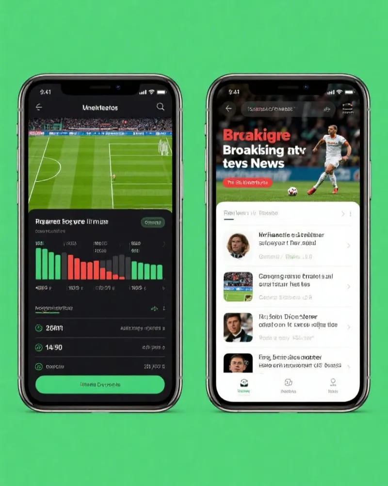 Yingya Sports App 界面展示